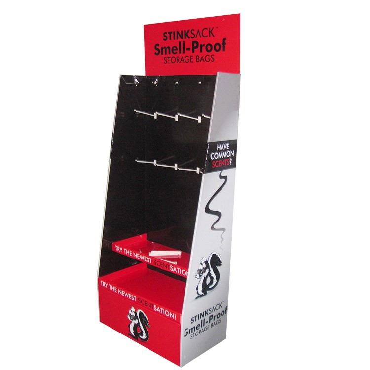 Advertising Pop Up Corrugated Carton Display Rack For Potato Chips Snacks Custom Retail Pos - Image 1