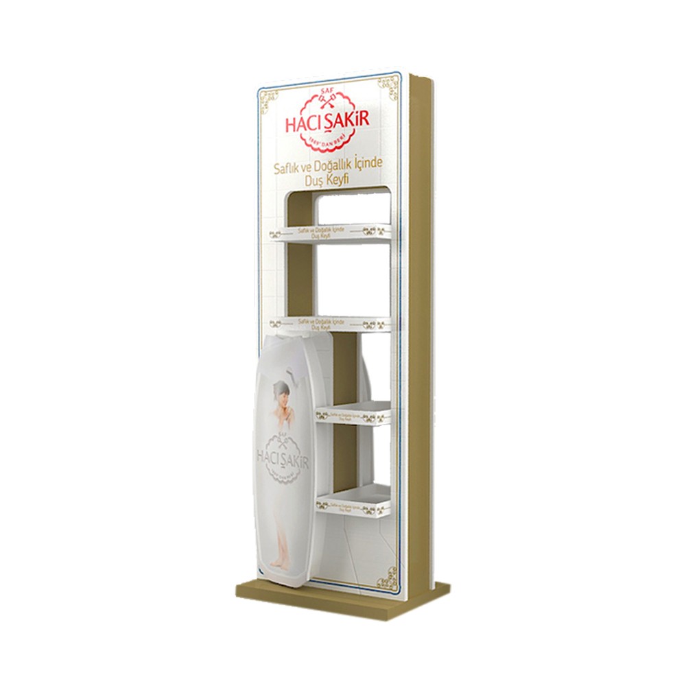 Body wash acrylic floor display acrylic stand - Image 1