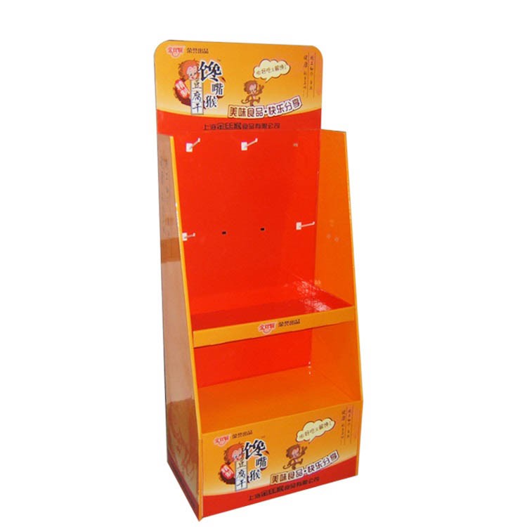 Drink Water Bottle Supermarket Shelves Paper Floor Cardboard Displays Stand - Image 1