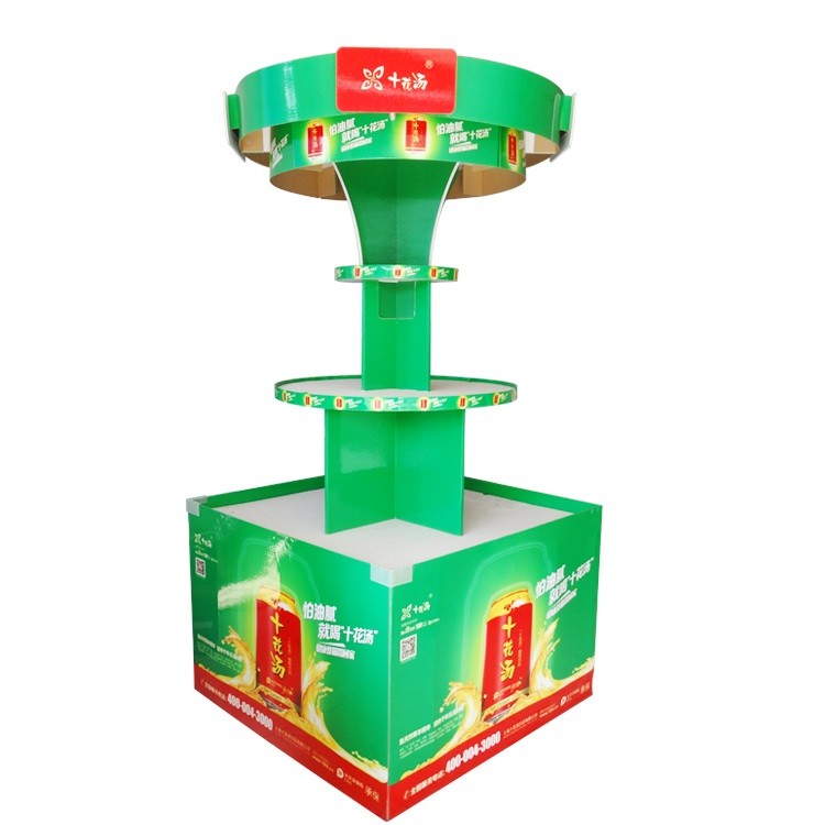 High Quality Retail food Display Stand Cardboard food Pallet Display - Image 1