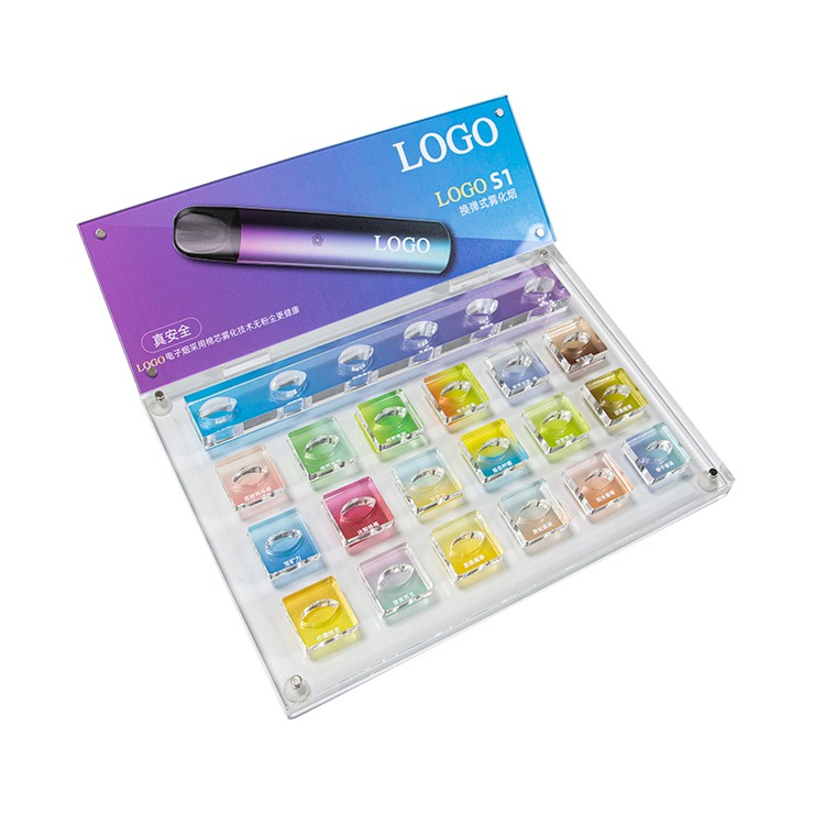 China Factory Custom Acrylic Display Stand Multiple Layers Logo Printing Display Stand - Image 1