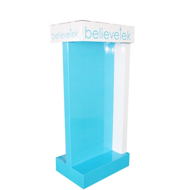 Custom Print Template Paper Tabletop Display Cardboard Tear Away Countertop Display Box for Snacks - Image 1