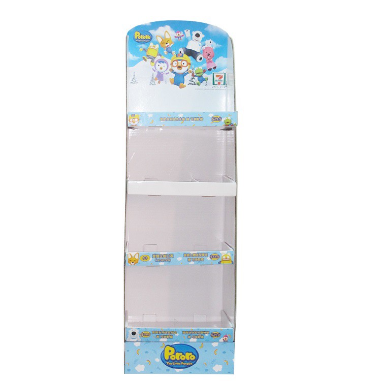 Cardboard Promotion Display Stand Paper Rack POP Cardboard Display Shelf Shipper Display - Image 1