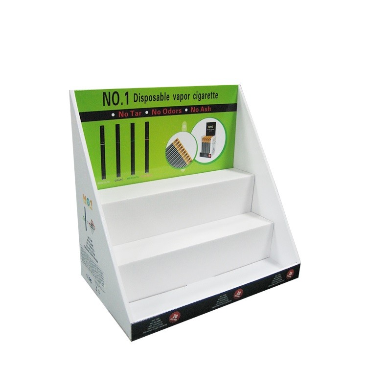 Customized Cardboard Eyelash Display Stand Cosmetics PDQ Counter Display - Image 1