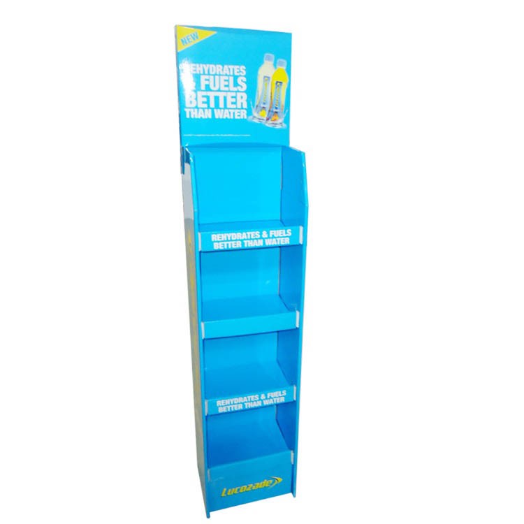 POS Cardboard Paper Display Floor Shelf Carton Stand for Greeting Card/Christmas Gift - Image 1