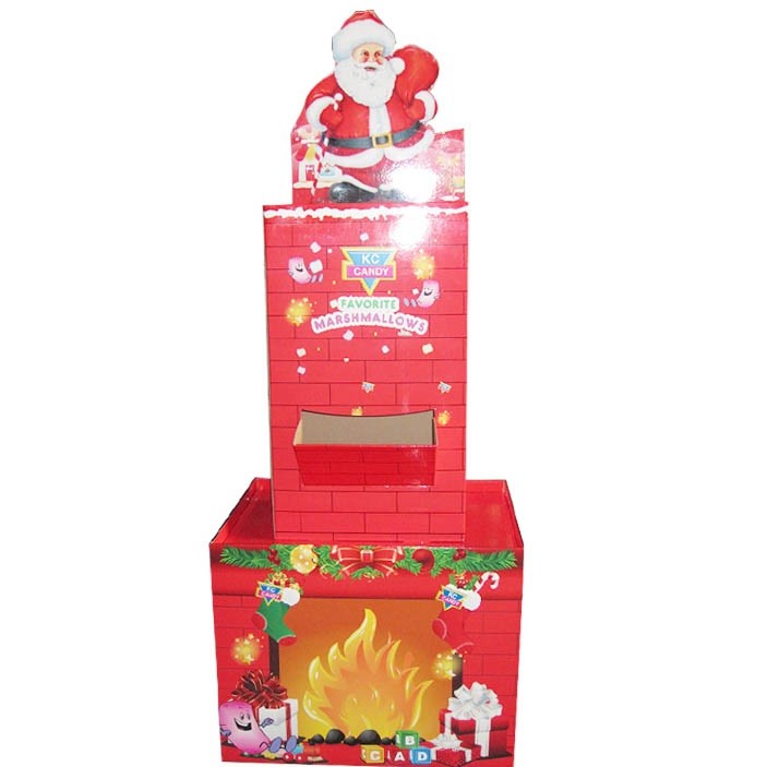 Floor Stand Cardboard Display Greeting Cards Retail Display Rack Cards Shelf Display Stand - Image 1