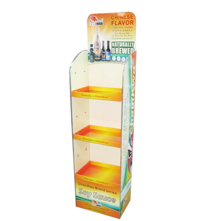 Merchandise free standing retail POS POP cardboard end cap displays - Image 1