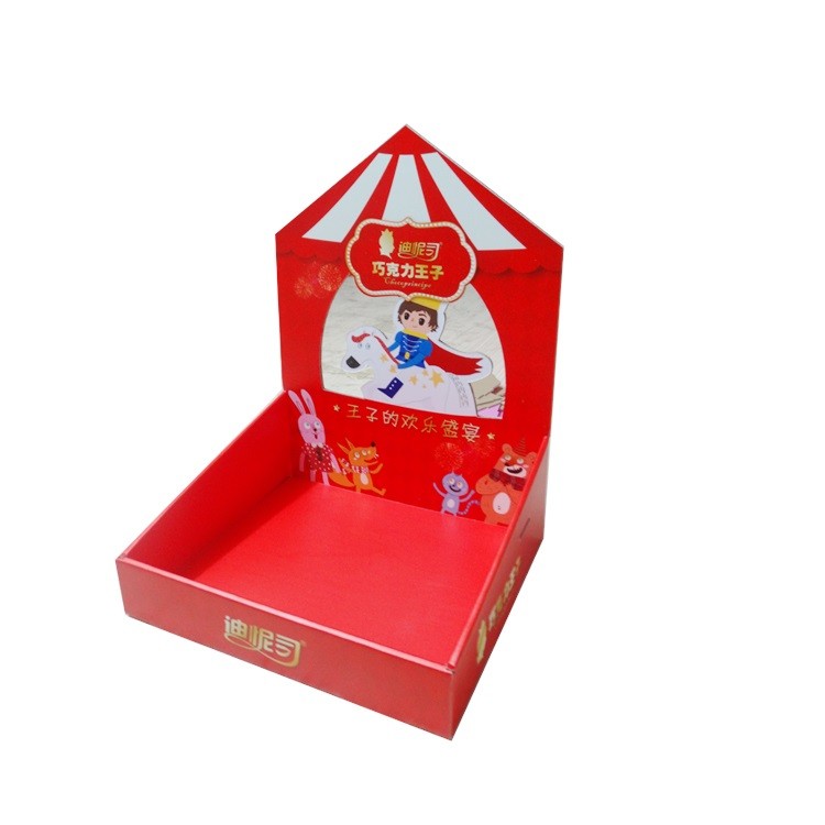 Luxury Customized POS Cosmetic Cardboard Countertop Display Stand - Image 1