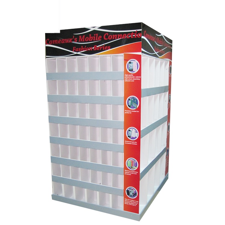 Cardboard Display Rack For Wholesale Retail 2 Side Pallet Paper Display Stand 