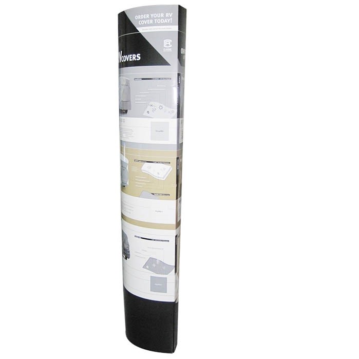 Paper Display Stand Custom Cardboard Bottle Floor Display For Supermarkets Promotional - Image 1
