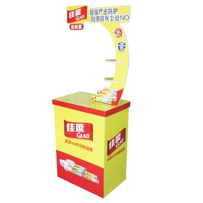 Shopping mall brand outdoor custom cardboard display rack - Image 1