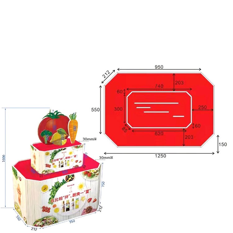wholesale multi-purpose custom logo cardboard display - Image 1