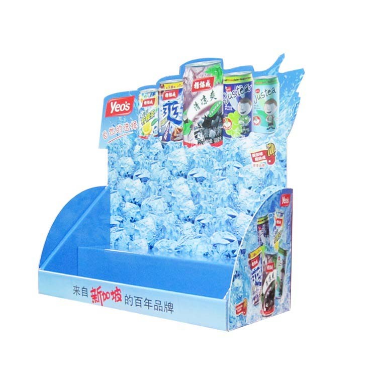 Custom Collapsible Cardboard Promotional Display Shelves For Bottle Candy Perfume - Image 1